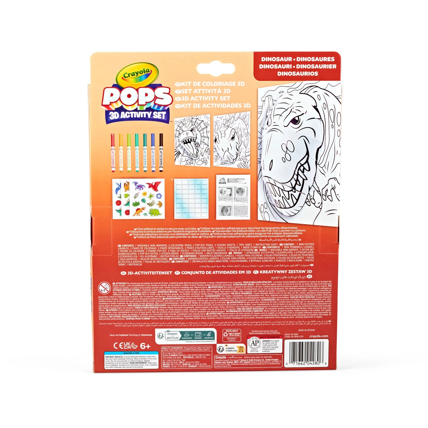 Color Pops 3D Dinosaurier