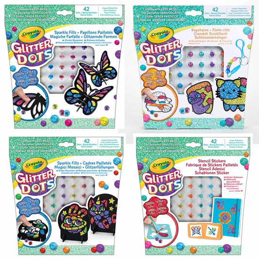 Glitter Dots Assortiert