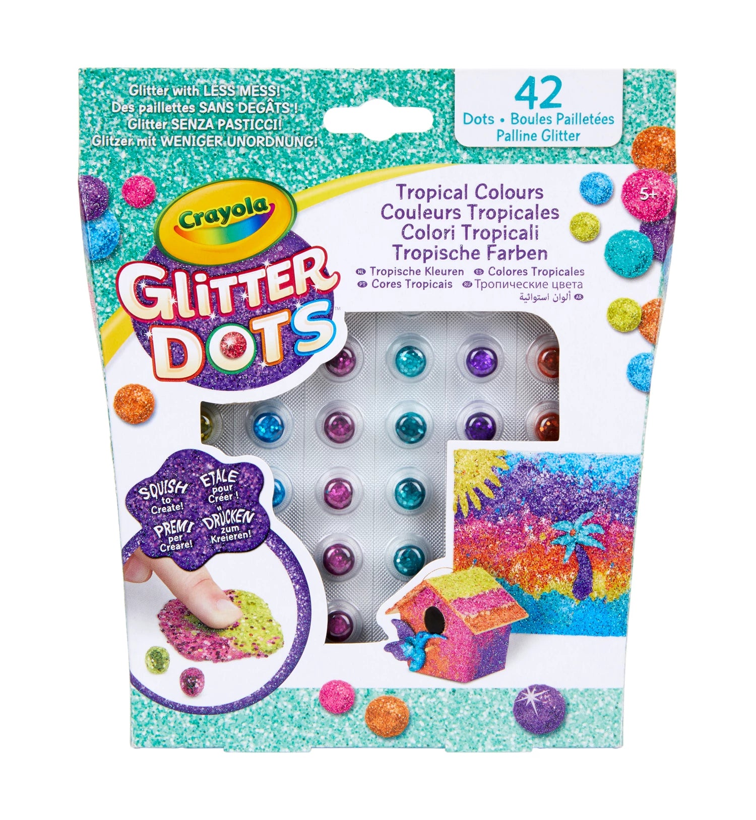 Glitter Dots Assortiert