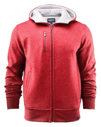 Herren Kapuzenjacke aus Doubleface-Material, Baumwolle außen und Fleece innen