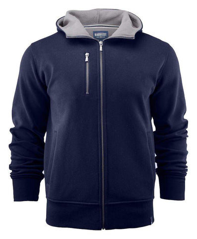 Herren Kapuzenjacke aus Doubleface-Material, Baumwolle außen und Fleece innen