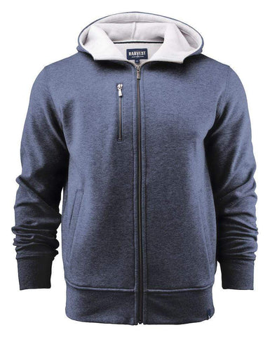 Herren Kapuzenjacke aus Doubleface-Material, Baumwolle außen und Fleece innen