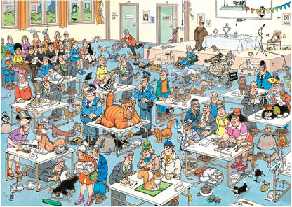 Puzzle Die Katzenshow