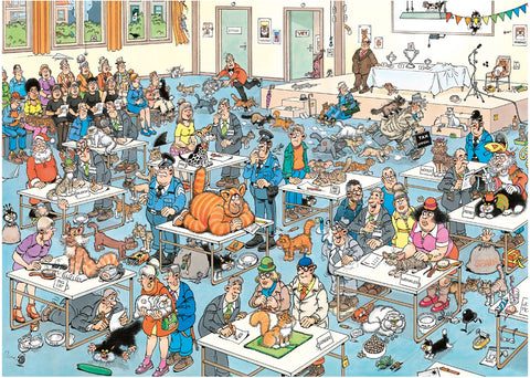 Puzzle Die Katzenshow
