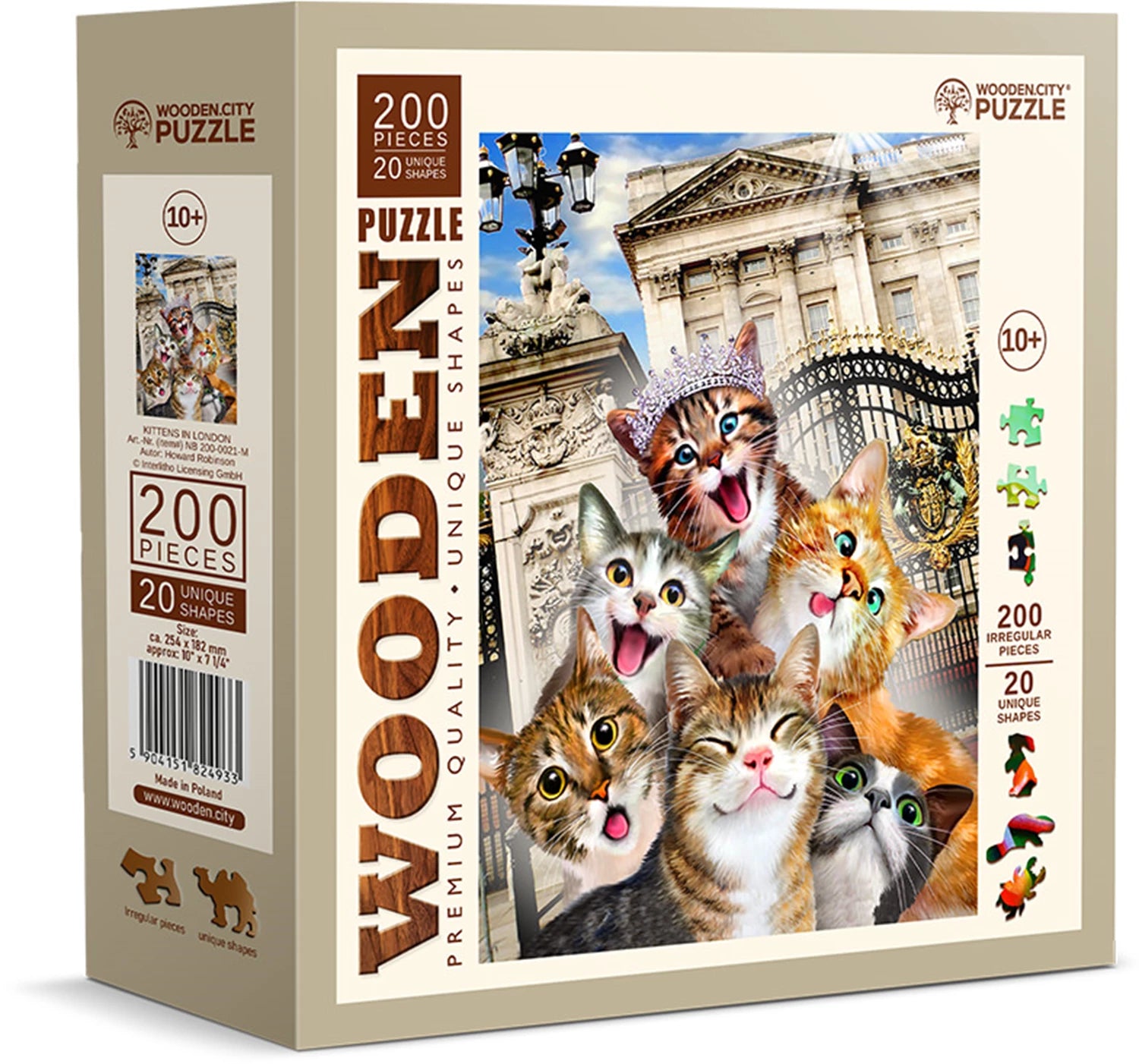 Puzzle Holz M Kittens in London