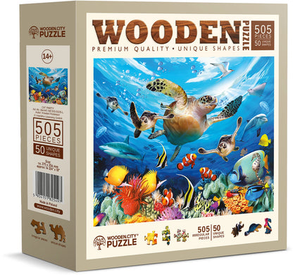 Puzzle Holz L Ocean life