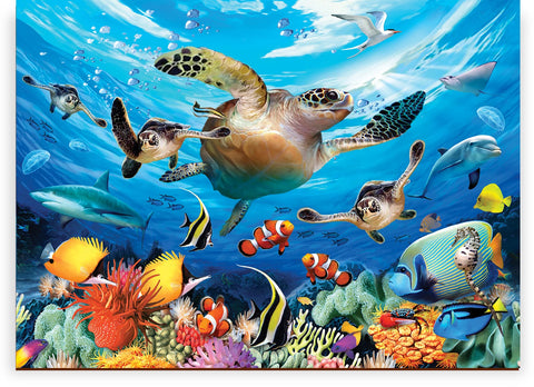 Puzzle Holz L Ocean life