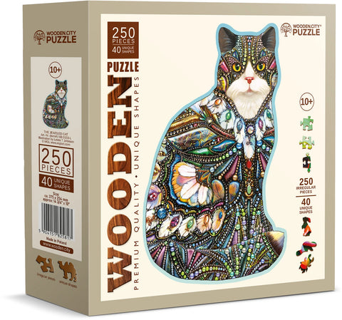 Puzzle Holz L The Jeweled Cat