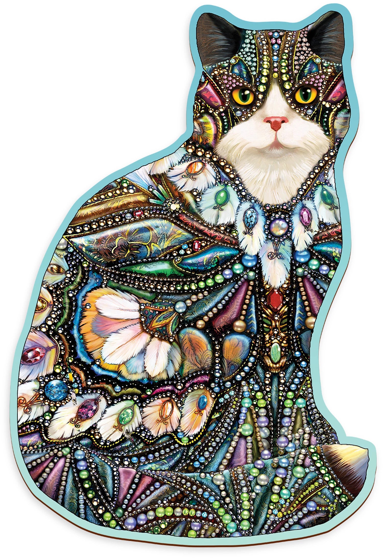 Puzzle Holz L The Jeweled Cat