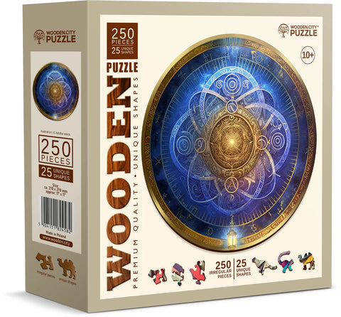 Puzzle Holz L Blue Zodiac