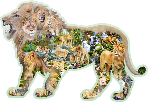 Puzzle Holz L Lion Roar