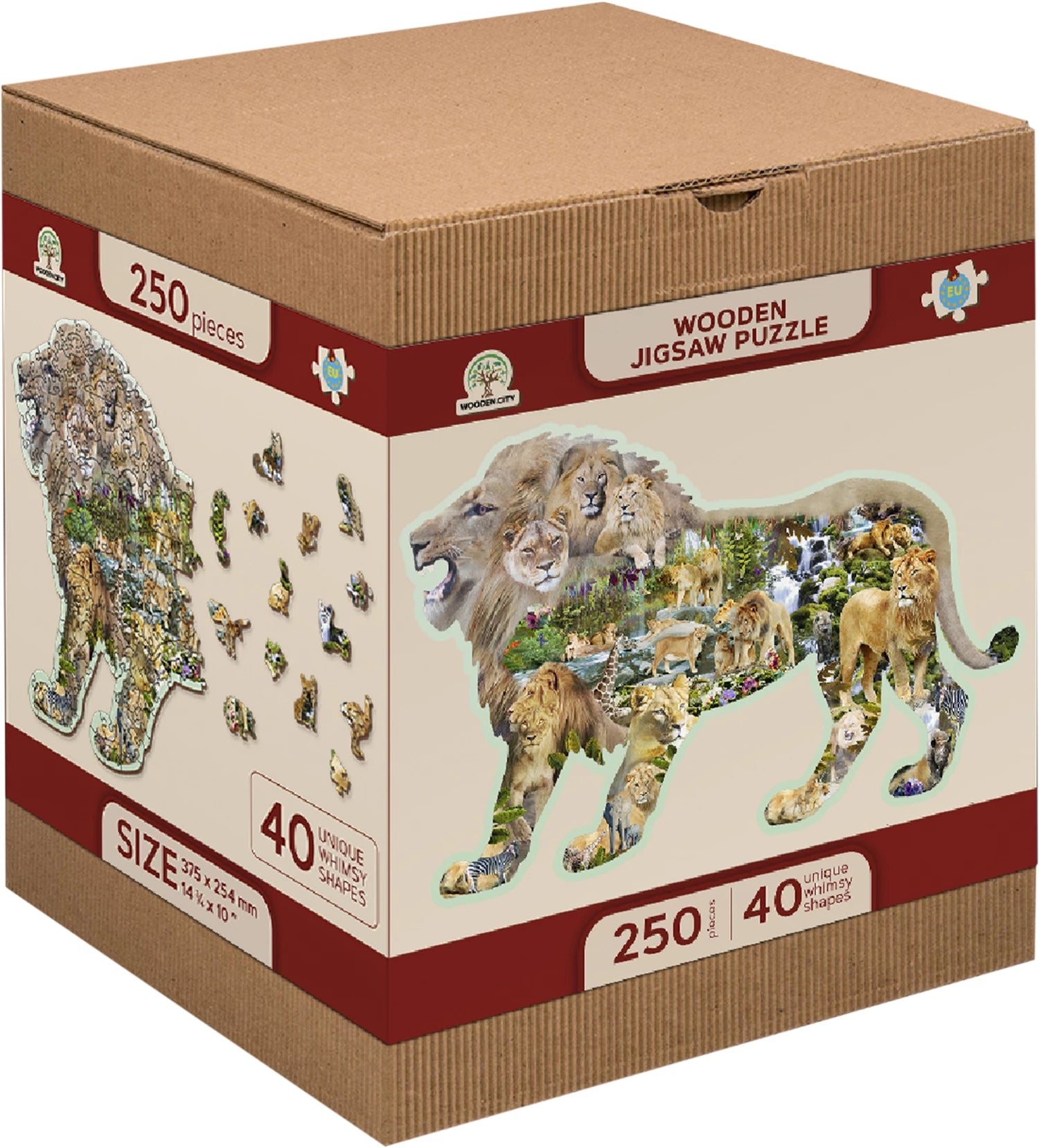 Puzzle Holz L Lion Roar