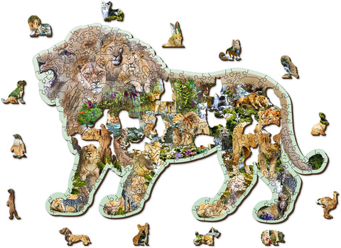 Puzzle Holz L Lion Roar