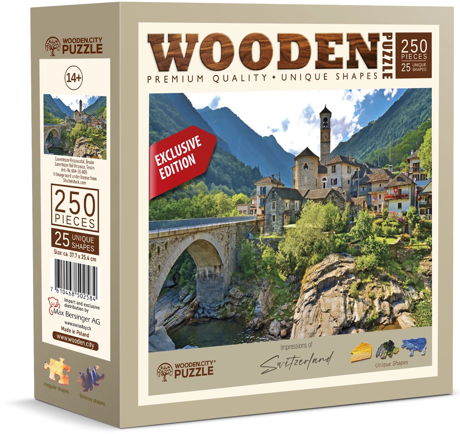 Puzzle Holz L CH Val Verzasca