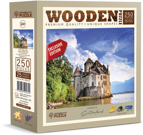 Puzzle Holz L CH Schloss Chillon