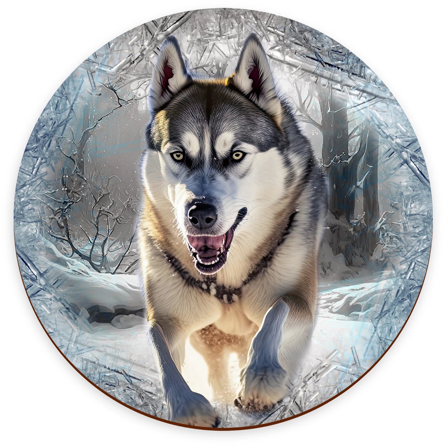 Puzzle Holz XL Running Wolf