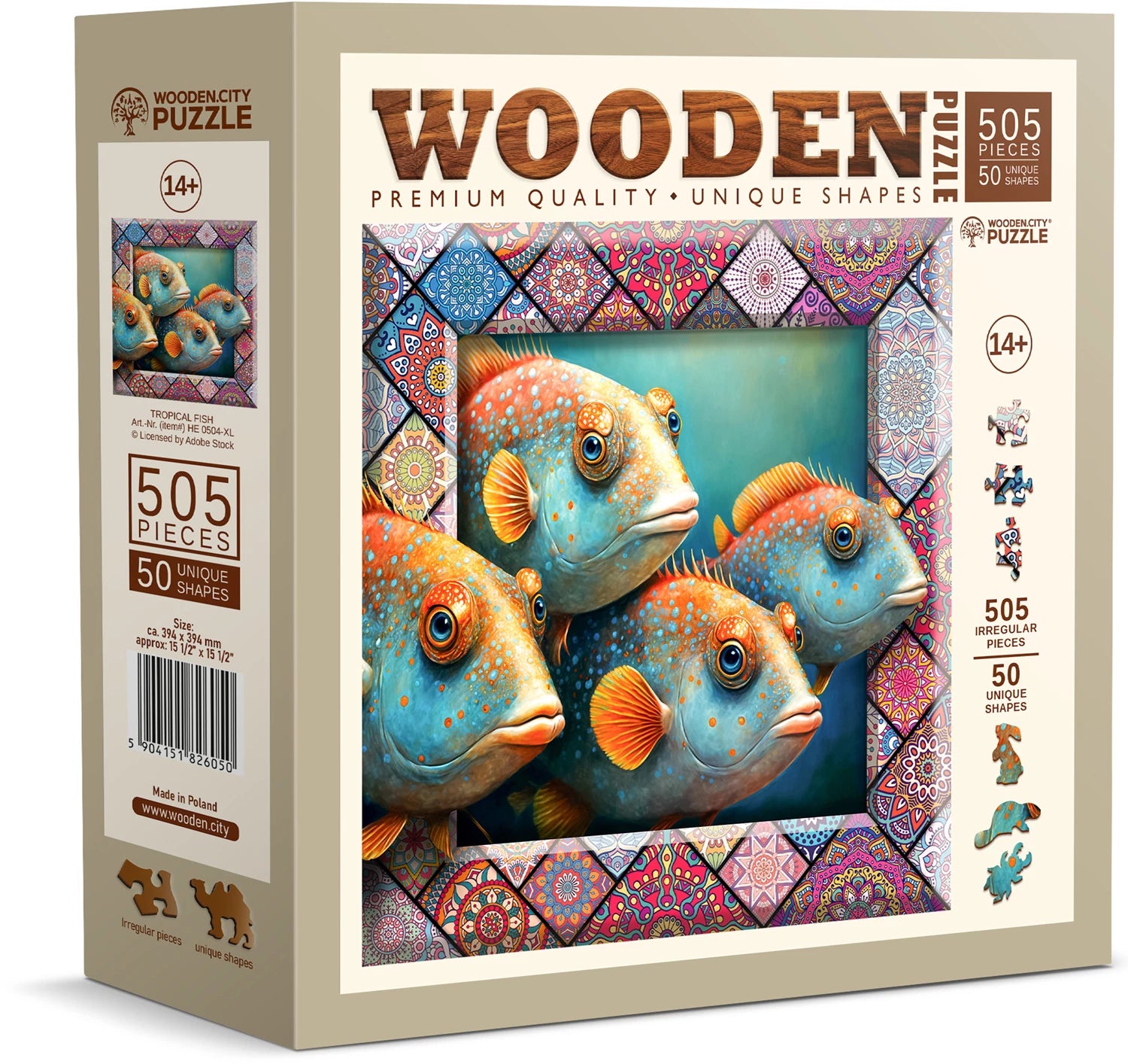 Puzzle Holz XL Tropical Fish