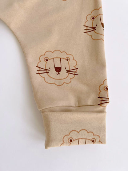 Baby Jersey Romper “Little Lion” (0–18 months)