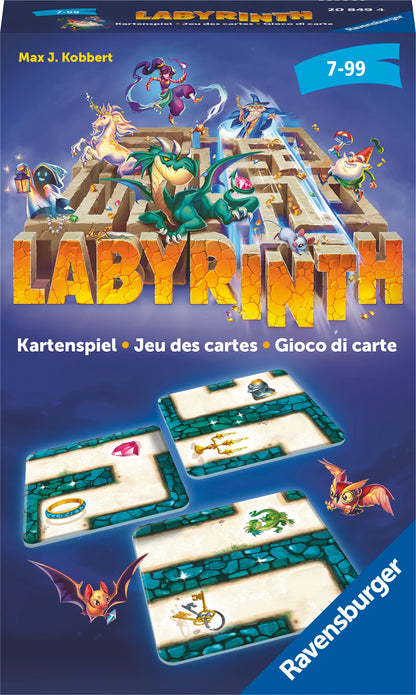 Labyrinth Kartenspiel, d/f/i