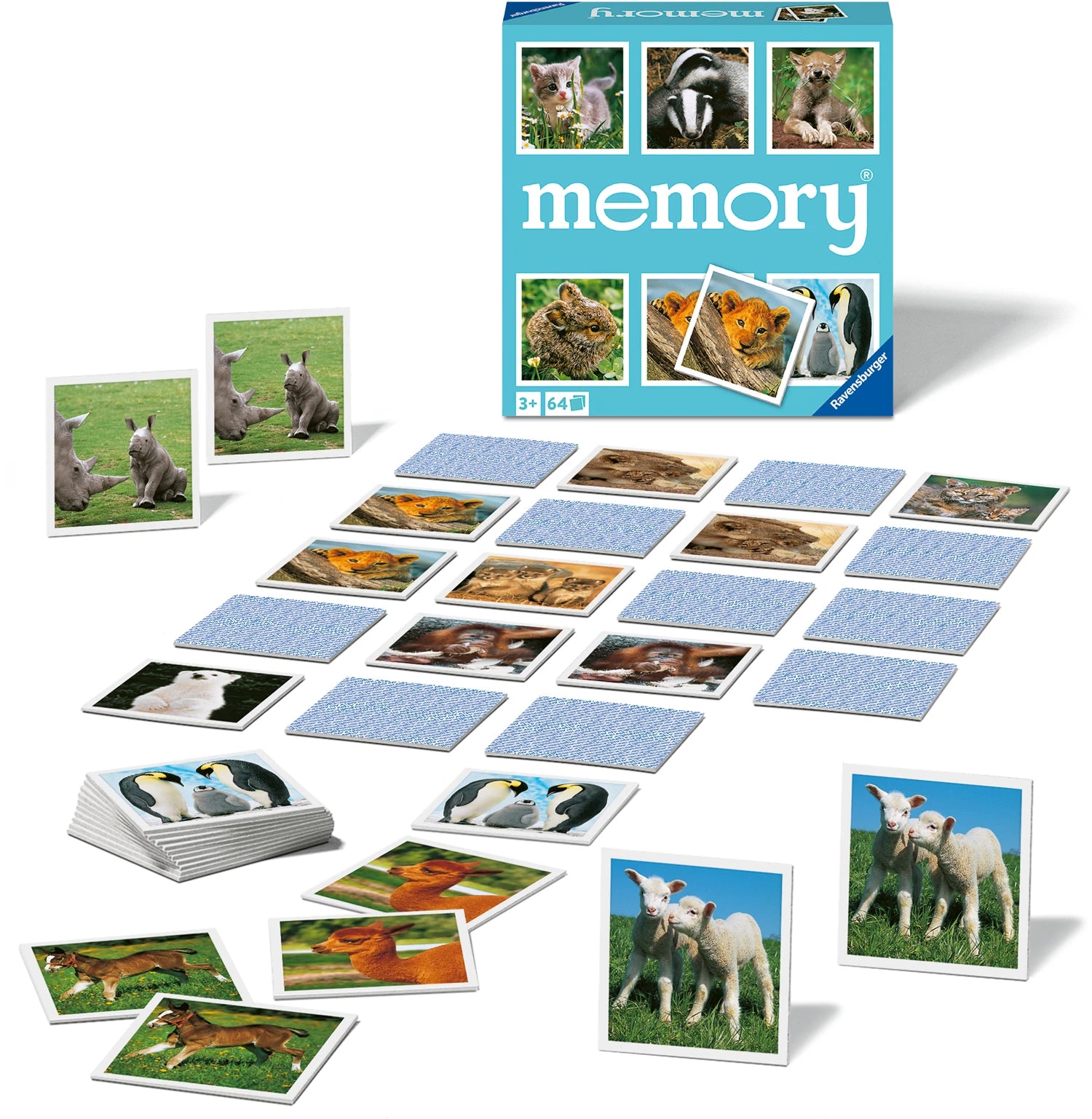 Memory Tierkinder, d/f/i