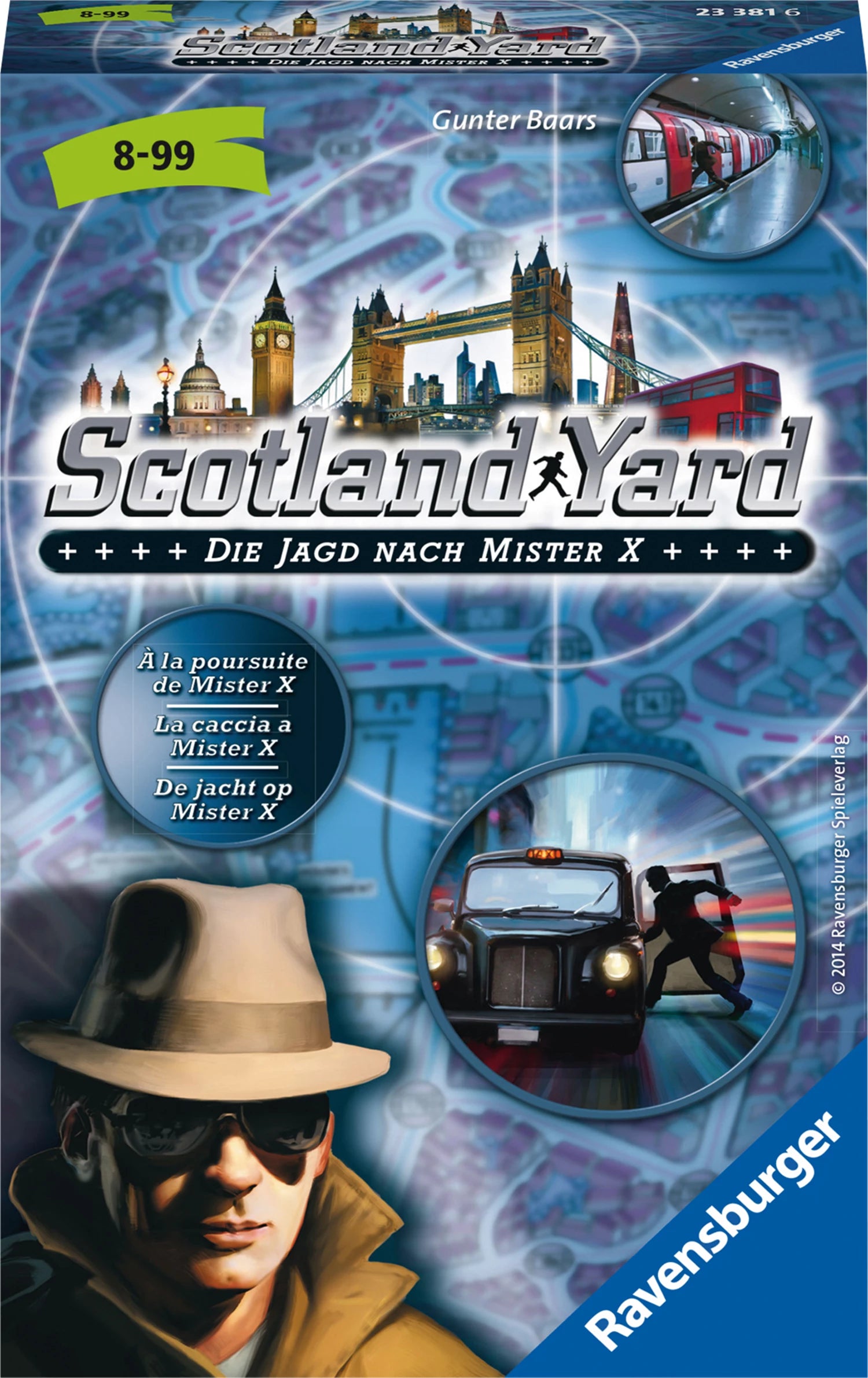 Scotland Yard Reisespiel, d/f/i