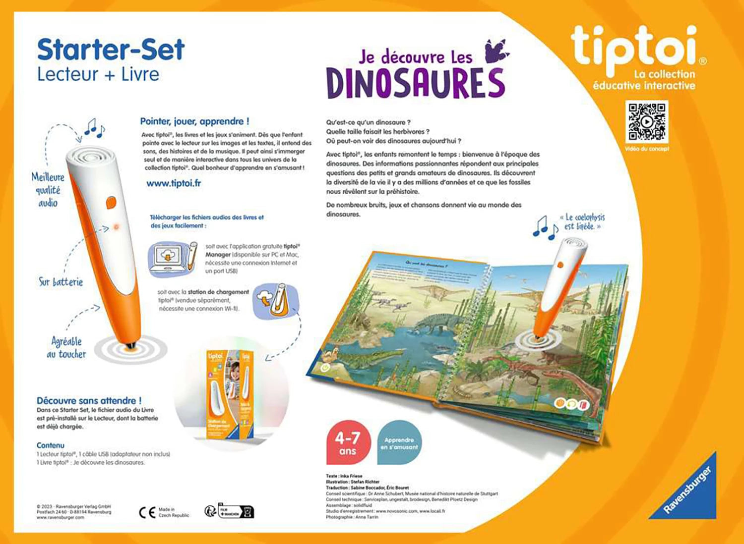 Tiptoi Coffret Les dinosaures, f