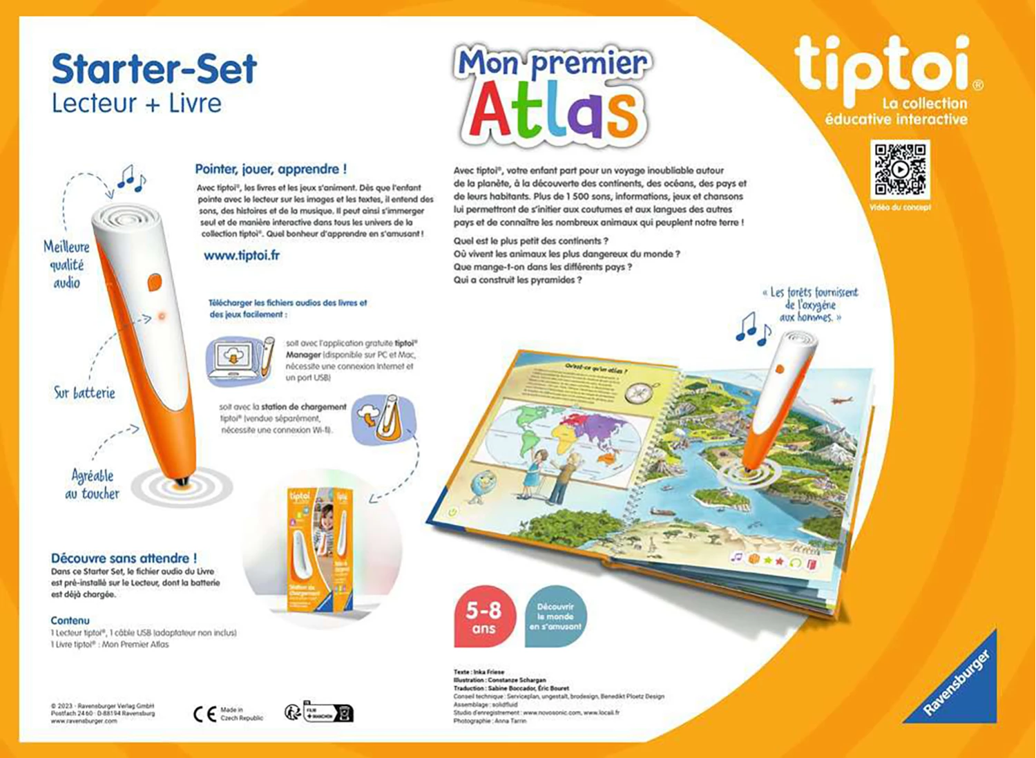Tiptoi Coffret Atlas, f