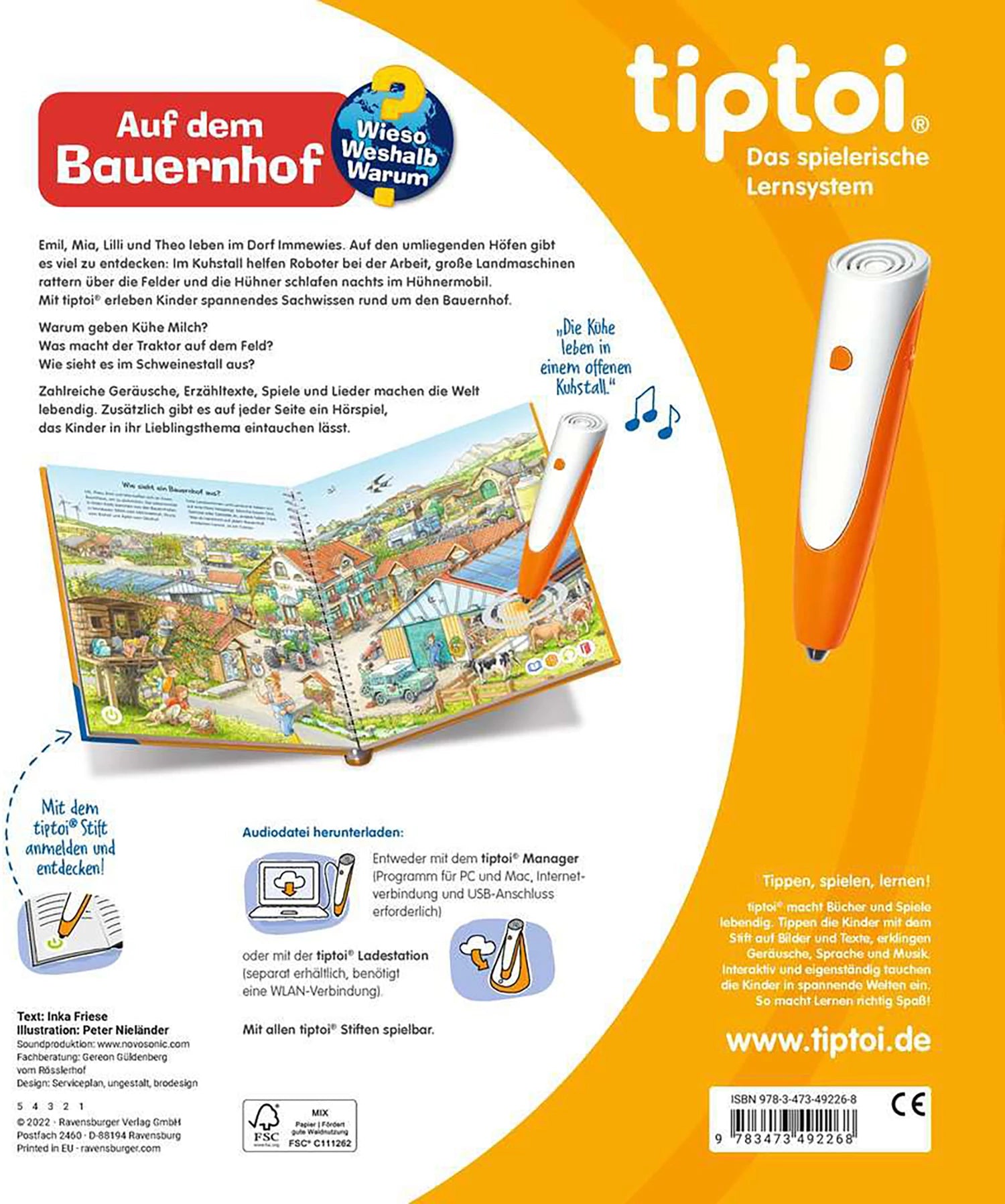 Tiptoi Buch Bauernhof, d