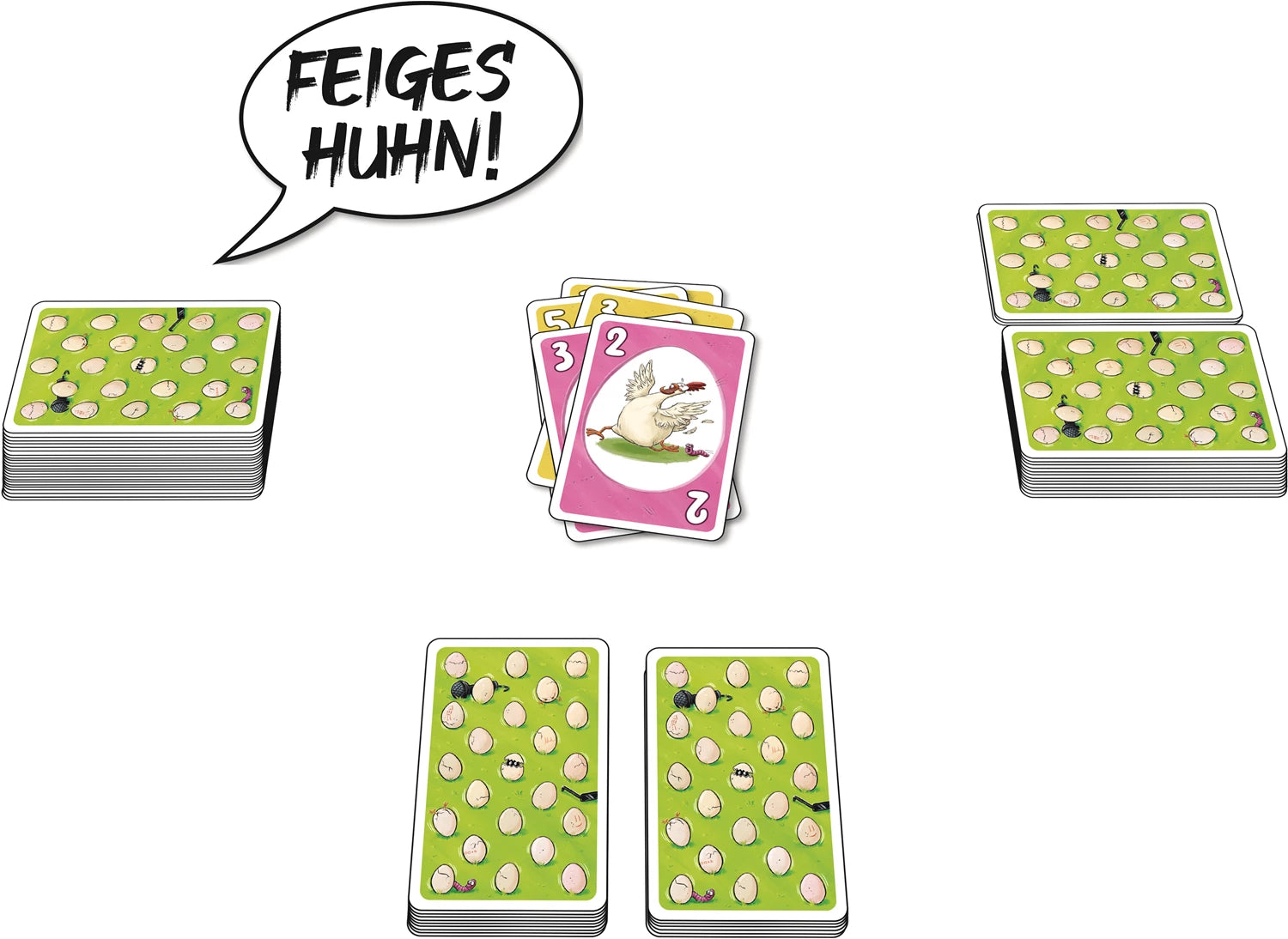 Feiges Huhn!, d