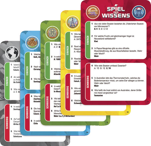 Spiel des Wissens Kartenspiel, d