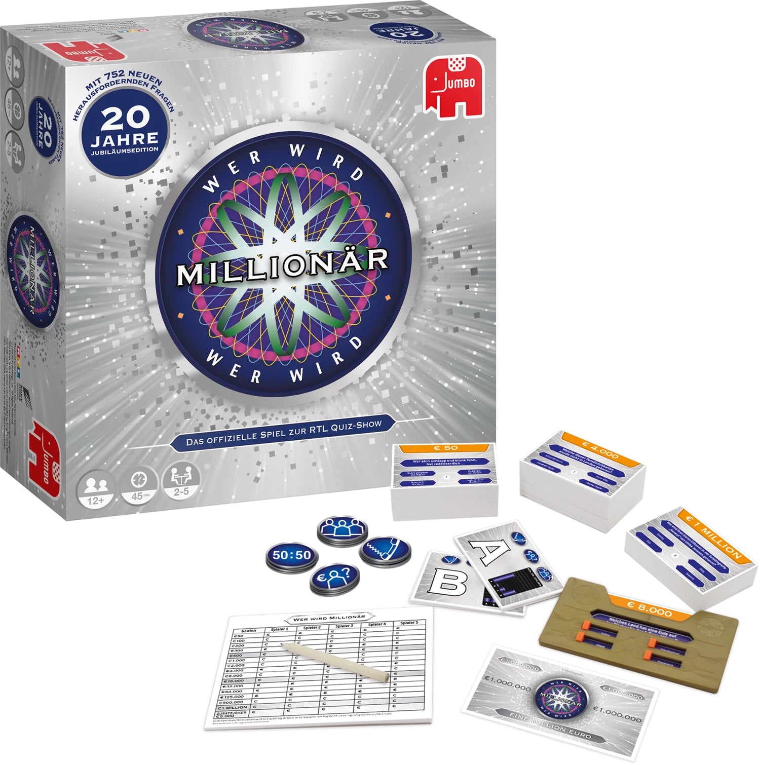Wer wird Millionär 20 Jahre, d