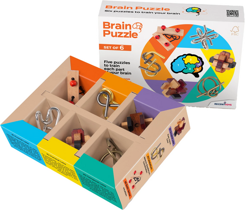 Brain Puzzle 6-er Set