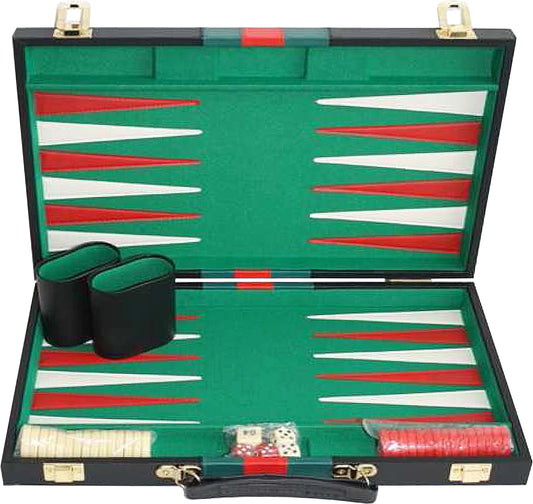 Backgammon Koffer schwarz