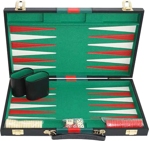 Backgammon Koffer schwarz