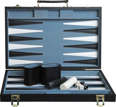 Backgammon Koffer schwarz