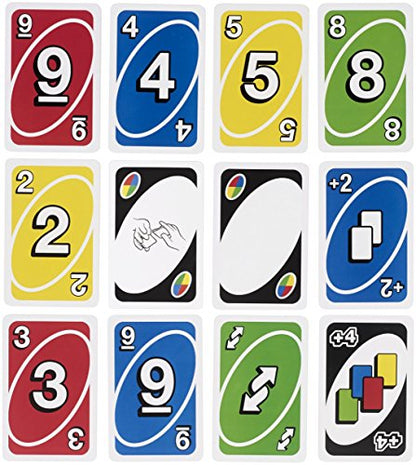Mattel Games W2087 - UNO Kartenspiel und Gesellschaftspiel, geeignet für 2 - 10 Spieler, Kartenspiele und Gesellschaftsspiele ab 7 Jahren