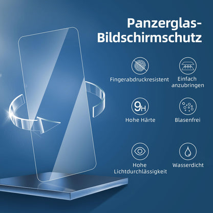 NEW'C 3 Stück, Panzer Schutz Glas für iPhone 16 Plus, iPhone 15 Pro Max, iPhone 15 Plus (6,7 Zoll), Frei von Kratzern, 9H Härte, HD Displayschutzfolie, 0.33mm Ultra-klar, Ultrabeständi