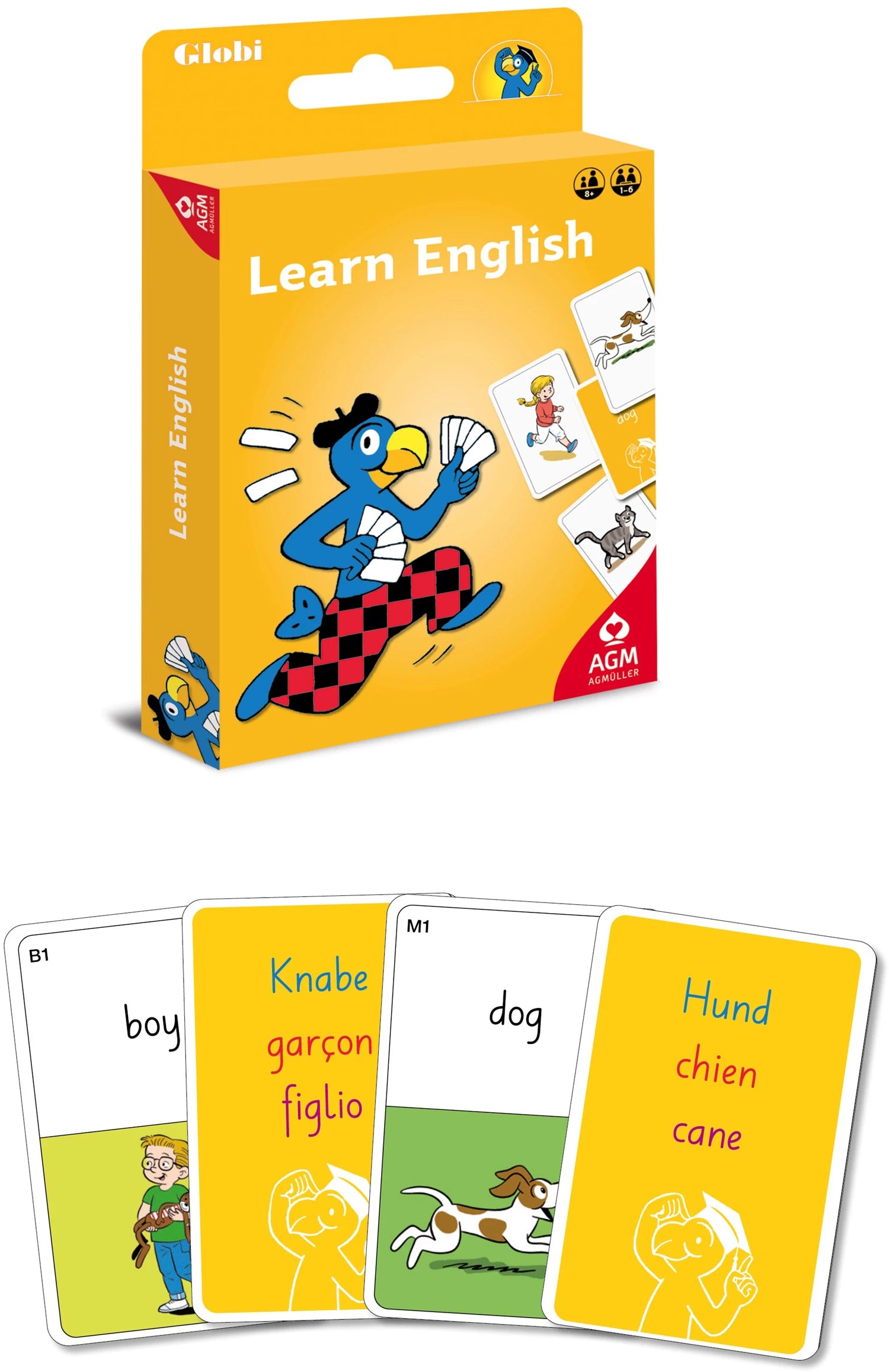 Globi Learn English, d/f/i