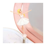 Musikspieluhr Herz, Ballerina, nachtleuchtend