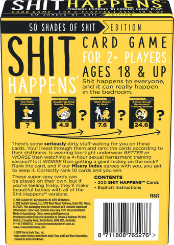 Shit Happens 50 Shades of Shit,e