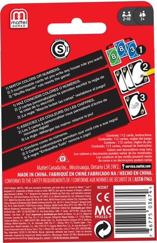 UNO Kartenspiel. d/f/i