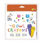 Figur-Wachsmalkreiden Eule (MQ4)