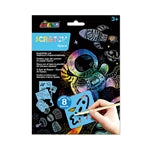 Display Kratzbilder Schablonen 4x6ass (MQ24)