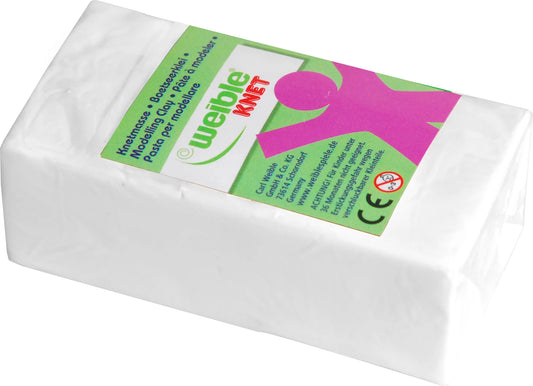 Blockknete 250 g, weiss