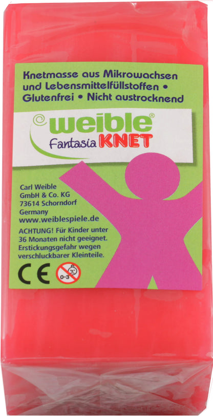 Blockknete 250 g, pink