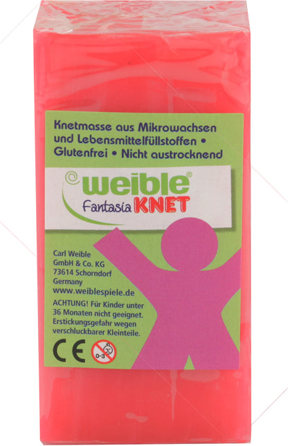 Blockknete 250 g, pink