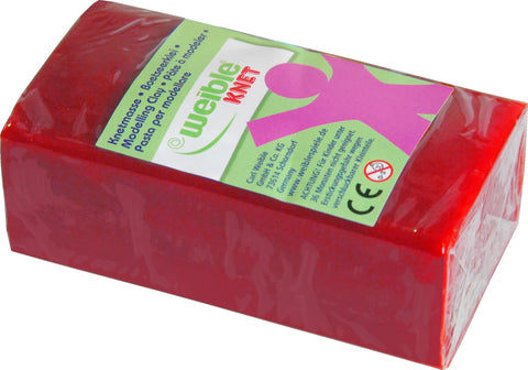 Blockknete 250 g, rot