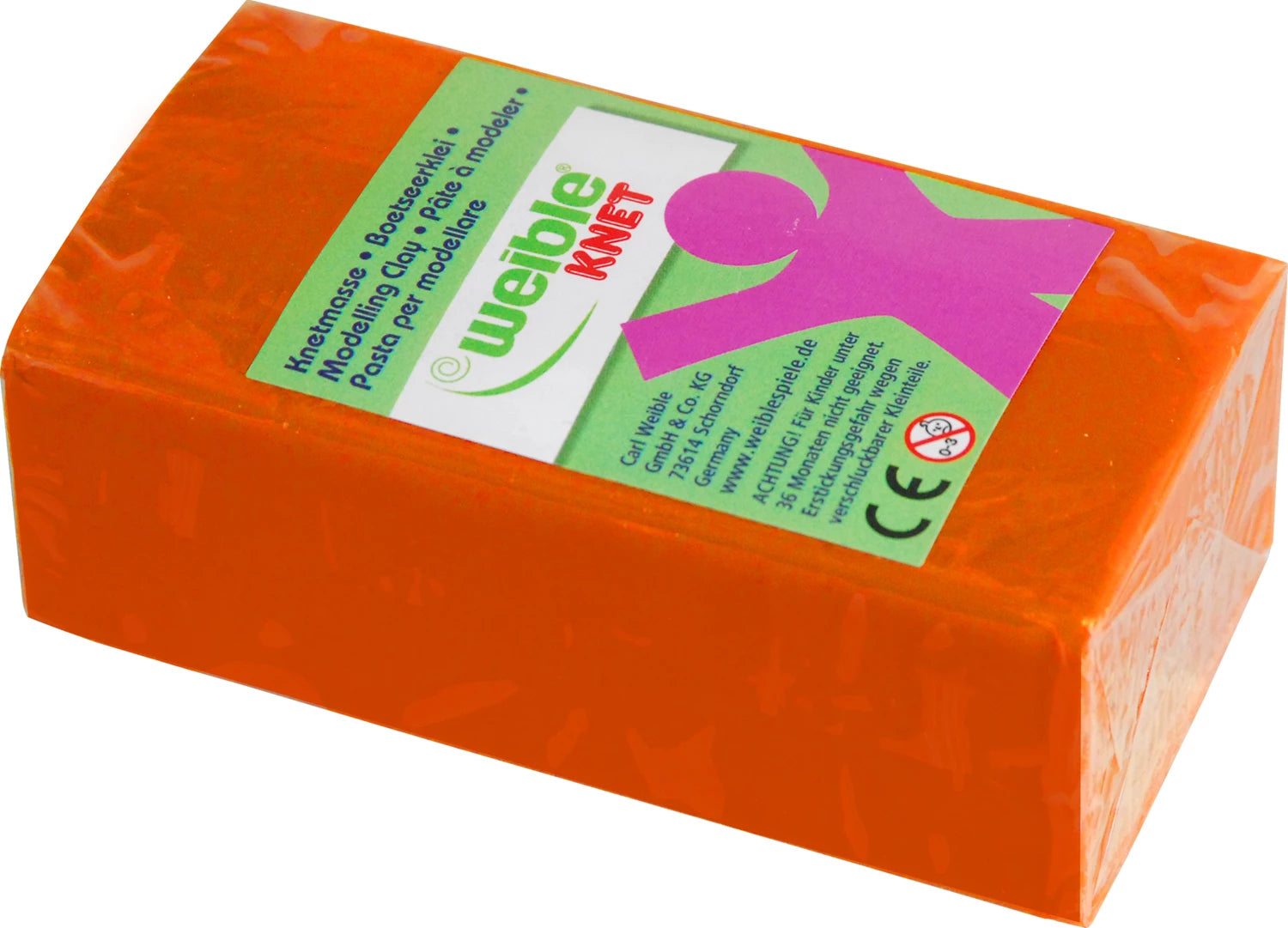 Blockknete 250 g, orange