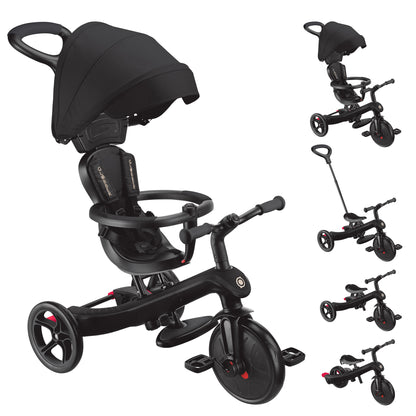 Globber Laufrad / Dreirad | Trike Explorer 4 in 1 | Schwarz