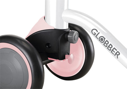 Globber Laufrad / Vierrad | Learning Bike | White-pastel pink